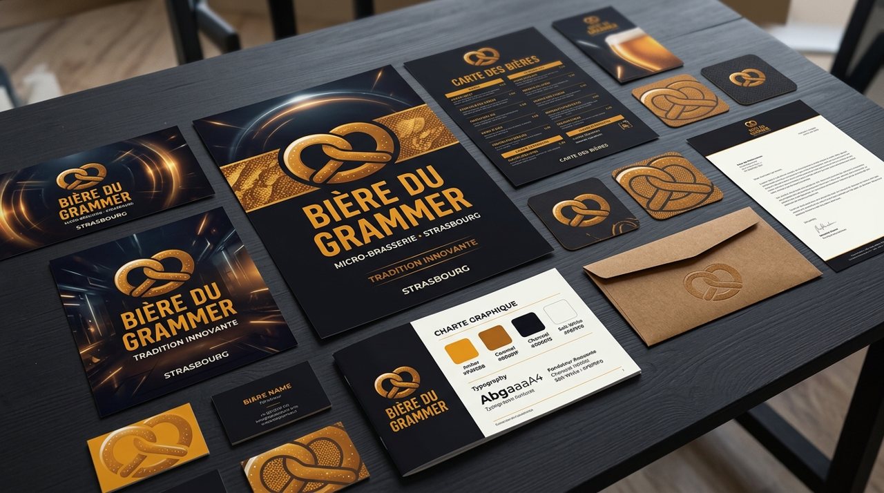 Logo & charte — Bière du Grammer